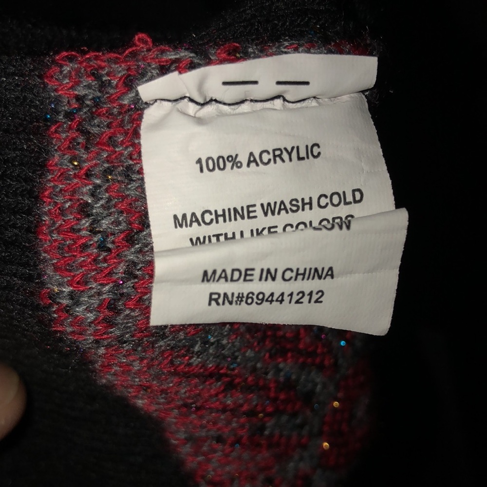 Graphic Pattern Button Front Cardigan - image 7